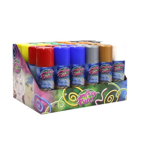 Hair Color Spray - Mixed Colors Box 24x125ml