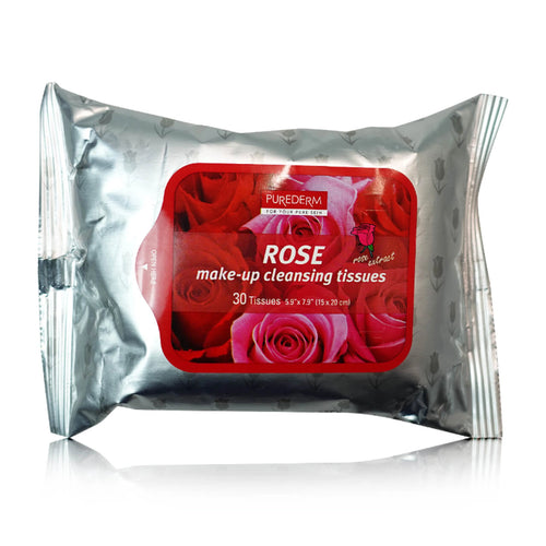 Rose Make up Cleansing Tissues (30 Tissues)