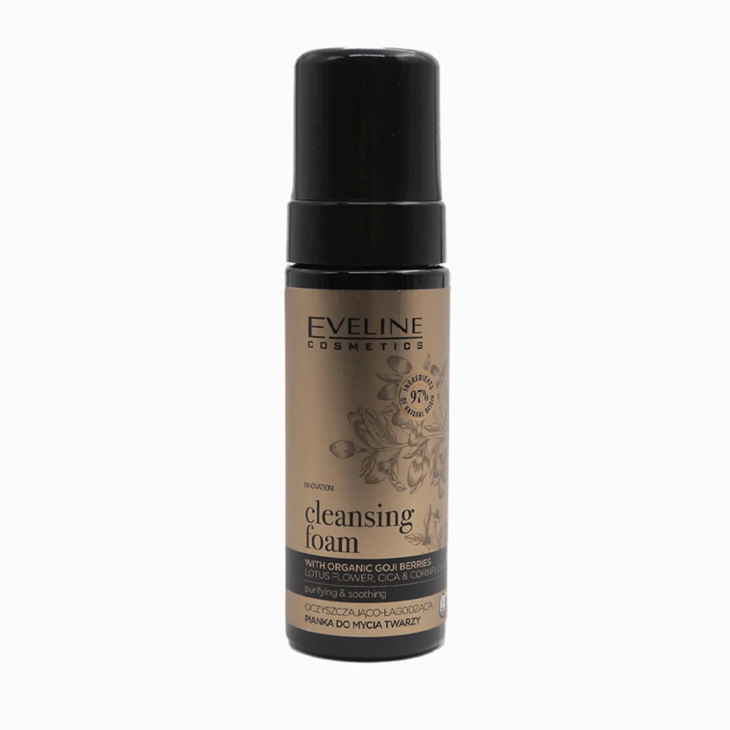Cleansing Foam with Organic Goji Berries, Lutos Flower, Cica & Cornflower 150ml