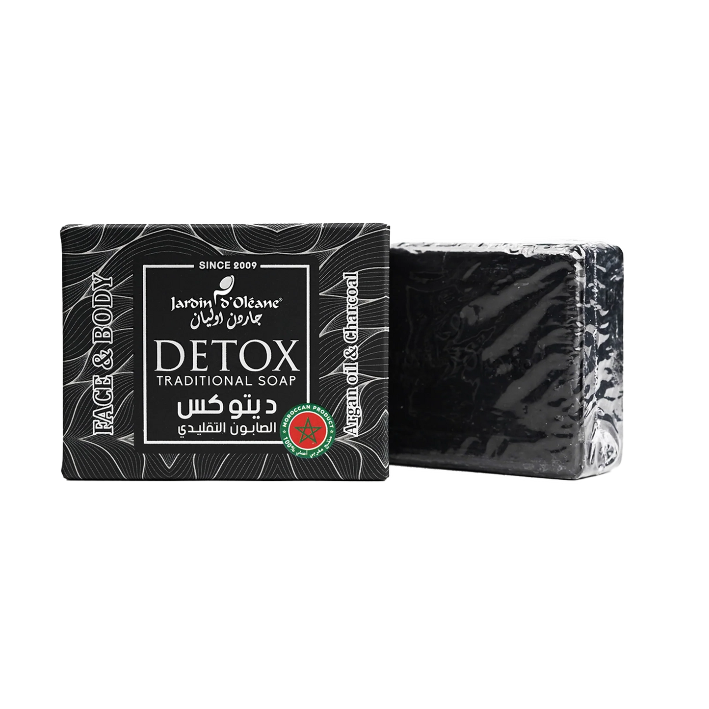 Detox Traditional Soap with Argan Oil & Charcoal 100g