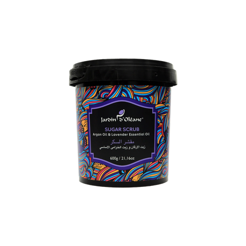 Sugar Scrub with Argan Oil & Lavender Essential Oil 600g