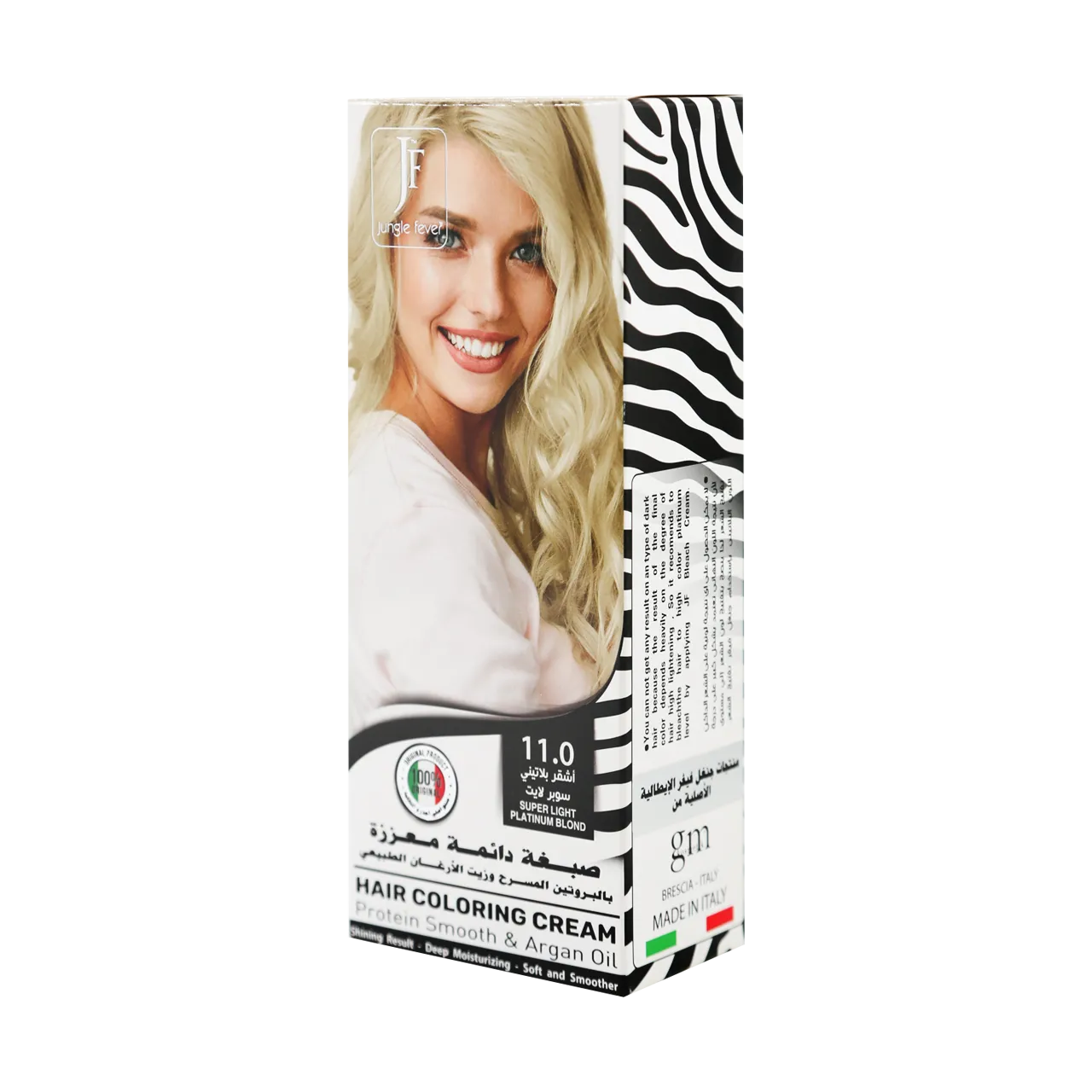 Hair Coloring Cream Kit 11.0 Super Light Platinum Blond