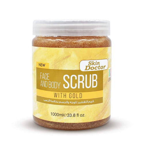 Face & Body Scrub With Gold 1000ml